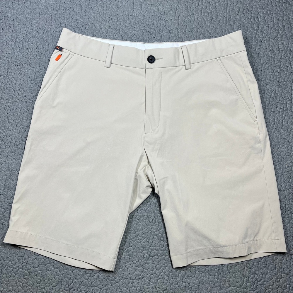 Kjus Men Iver Shorts 10 Tan Beige Golf Performance Stretch W34 MG20-J08